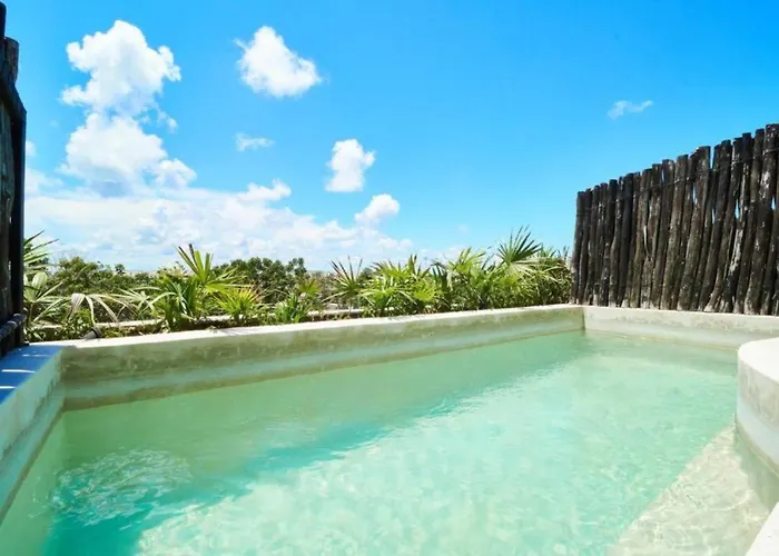 Aldea Zama Oasis: Private Pool With 24/7 Security Apartment Tulum