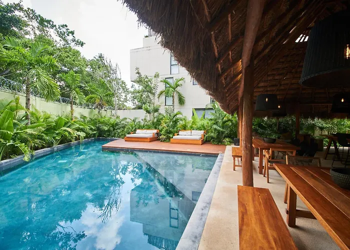 Apartment Aldea Zama Oasis: Private Pool With 24/7 Security *